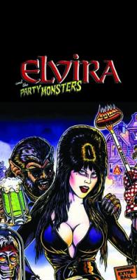 Tapis de protection vitre flipper  Elvira & The Party Monters - Dimensions :106cm x 52cm